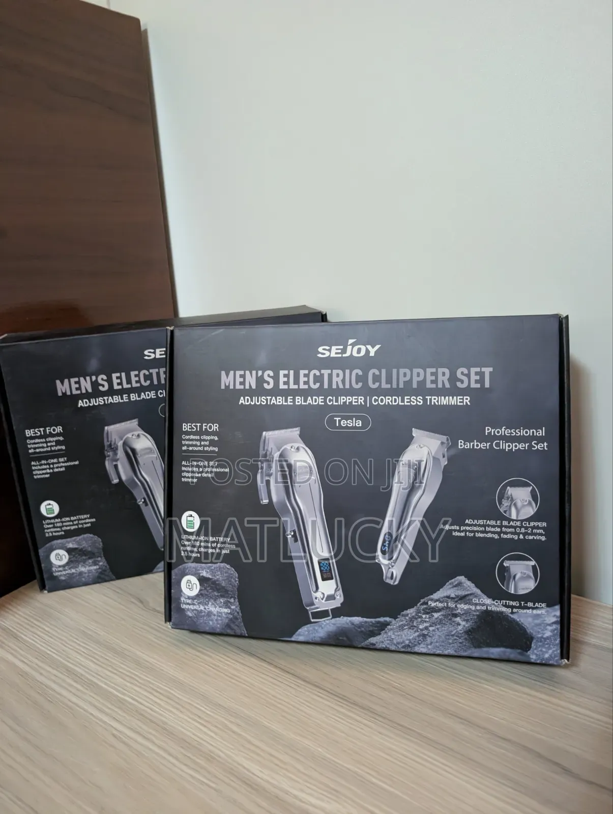 Chen Tesla Men's Electric Clipper Set