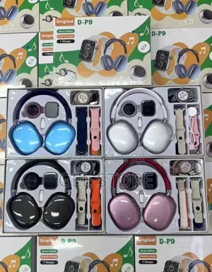 D-P9 Headphone and Smartwatch