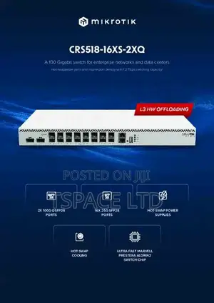 Mikrotik Crs518-16xs-2xq-Rm Switch