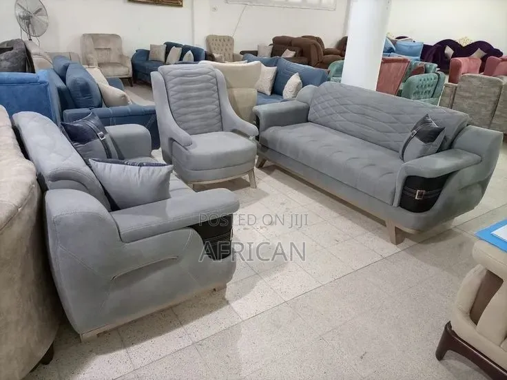 Kichwa: Sofa Set Ya Kisasa Ya Viti 3+1+1 – Ubora Wa Hali Ya Juu