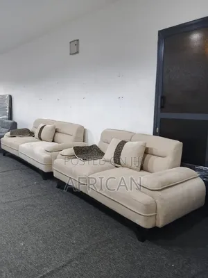 Sofa Seti Ya Watu Saba Single Line 3,2,1,1 Kitambaa Cha Kifahari