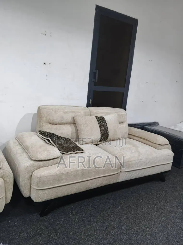 Sofa Seti Ya Watu Saba Single Line 3,2,1,1 Kitambaa Cha Kifahari