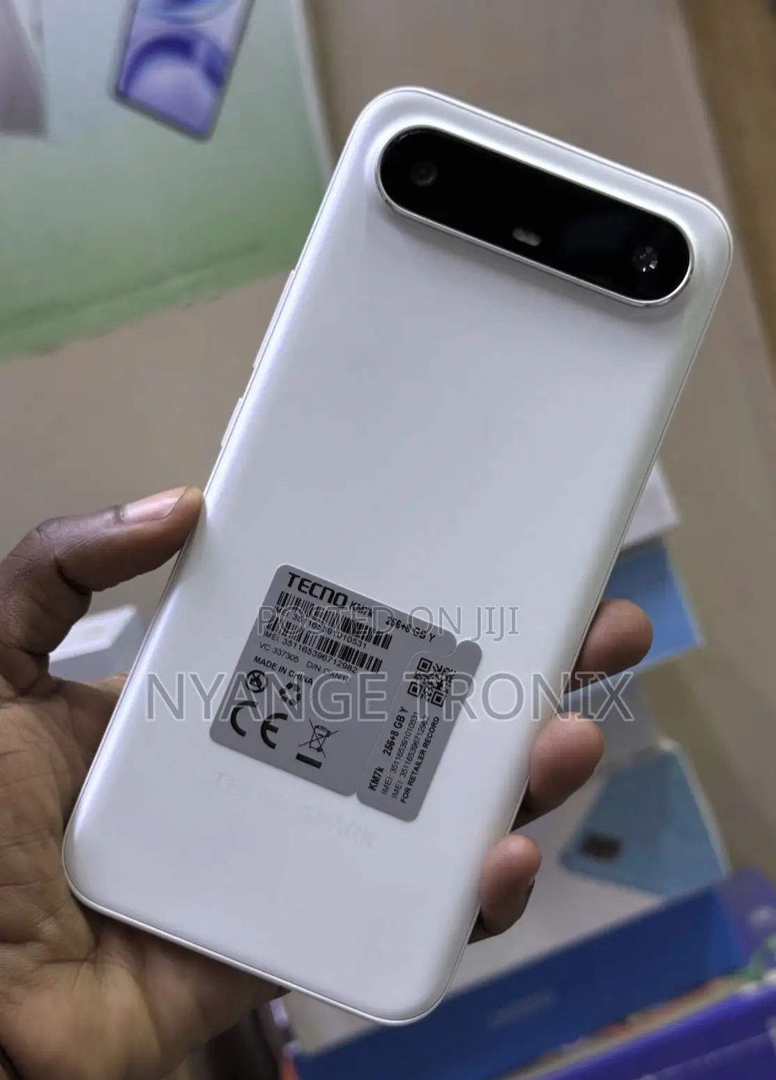 New Tecno Spark Slim 256 GB White