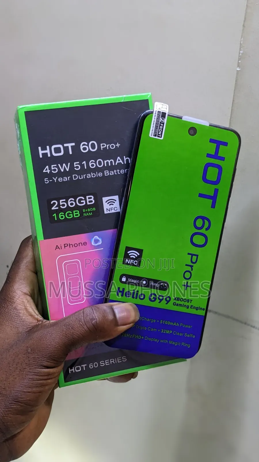New Infinix Hot 60 Pro+ 256 GB Black