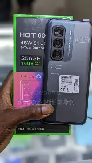 New Infinix Hot 60 Pro+ 256 GB Black