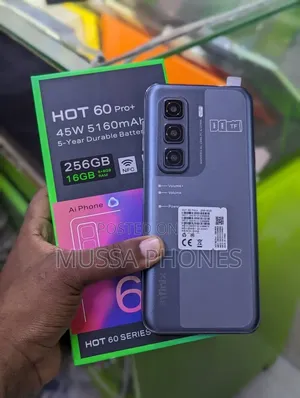 New Infinix Hot 60 Pro+ 256 GB Black