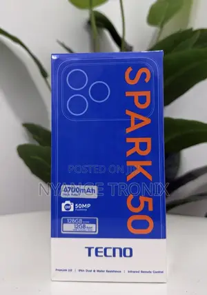 New Tecno Spark 50 128 GB Black