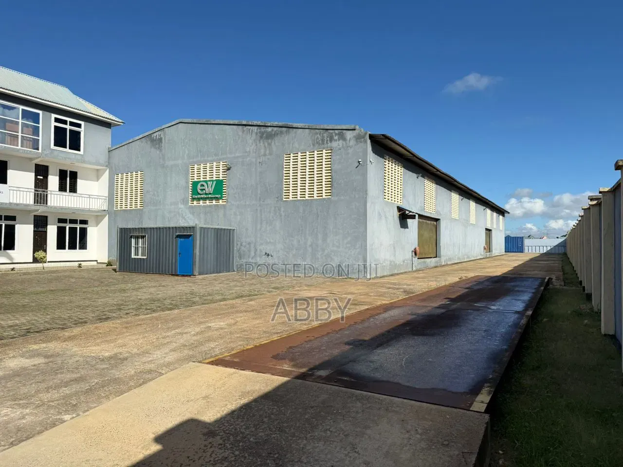 A Warehouse and Yard for Sale