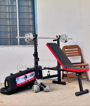 Weight Bench With 50kg Set Weight