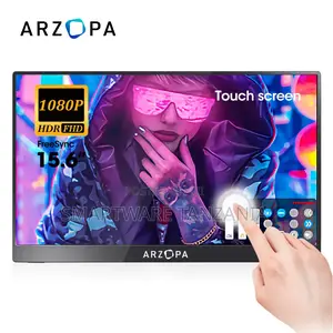 Arzopa 15.6-Inch Touch Screen Monitor With 1080p HDR FHD Display