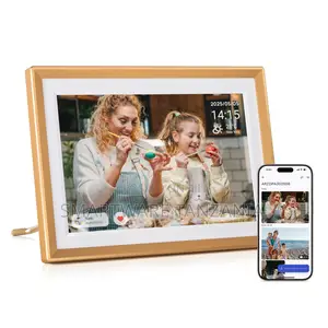 Stylish Digital Photo Frame, Wi-Fi Connectivity for Family Memories