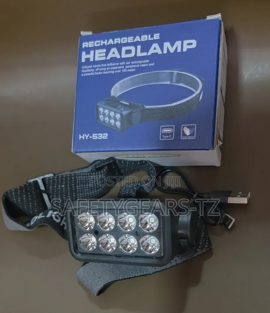 Rechargeable , Waterproof Sensor Emission Headlamp