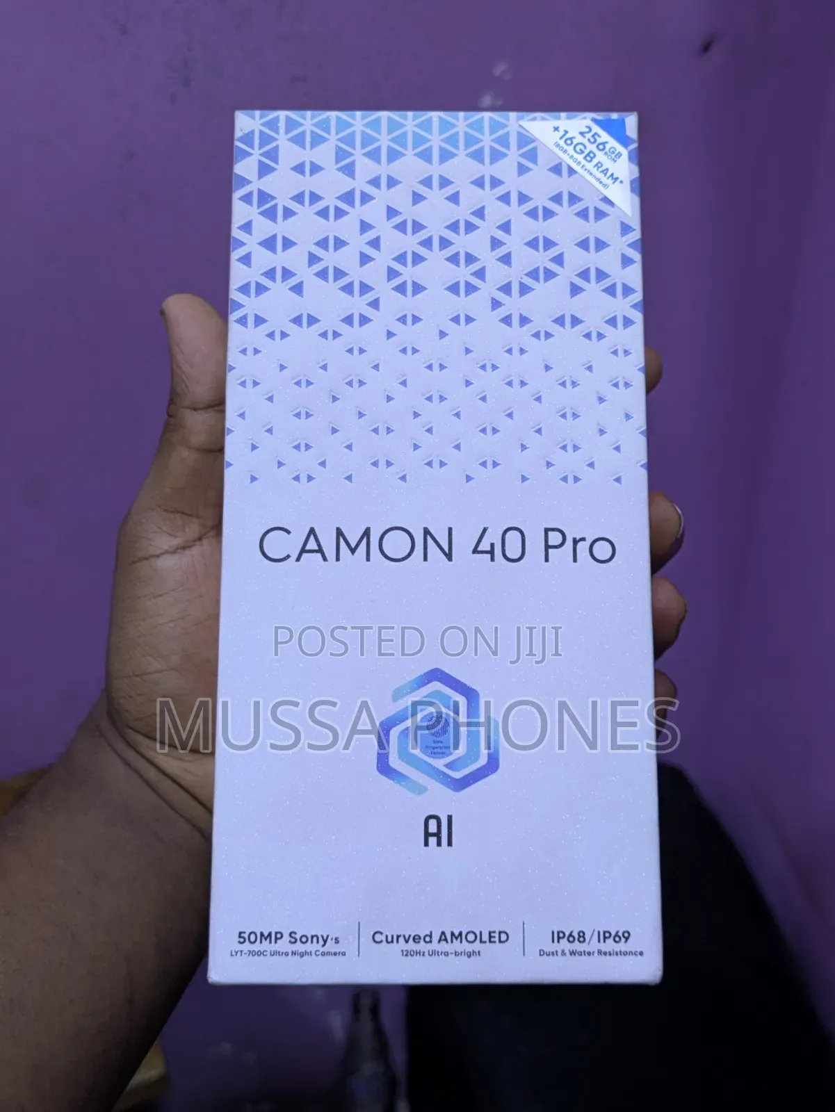 New Tecno Camon 40 Pro 5G 256 GB Black