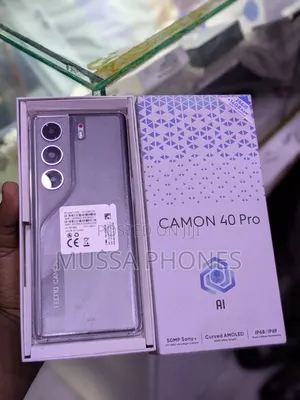New Tecno Camon 40 Pro 5G 256 GB Black