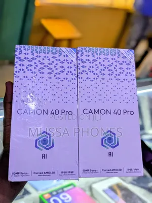New Tecno Camon 40 Pro 5G 256 GB Black