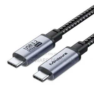 Mindpure Usb 3.2 Type-C Cable: 20gbps Data Transfer, 240w Power