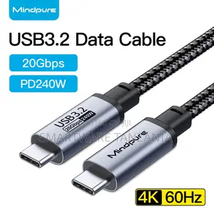 Mindpure Usb 3.2 Data Cable - 20gbps Speed With 240w Power Delivery