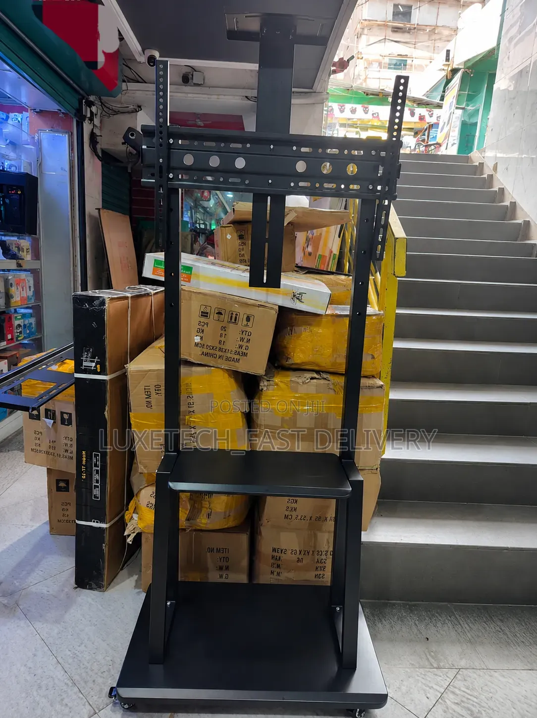 Heavy Duty Mobile Trolley Tv Floor Stand 32" to 75"