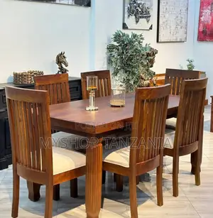 Dinning Table Full Set Viti 6 Mbao Mninga Hardwood