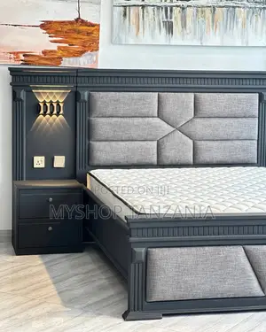Kitanda Futi 6x6 Material Mbao Ngumu Na Soft