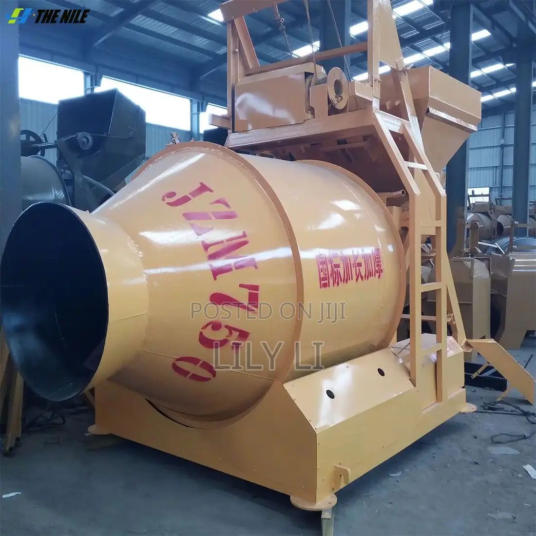 Heavy Duty Concrete Mixer 750l Drum Type Construction Equipment