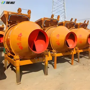 Durable Concrete Mixer With Reinforced Steel Drum Heavy Duty Design