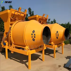 Reliable Concrete Mixer 350l Drum Tilting Type Construction Use