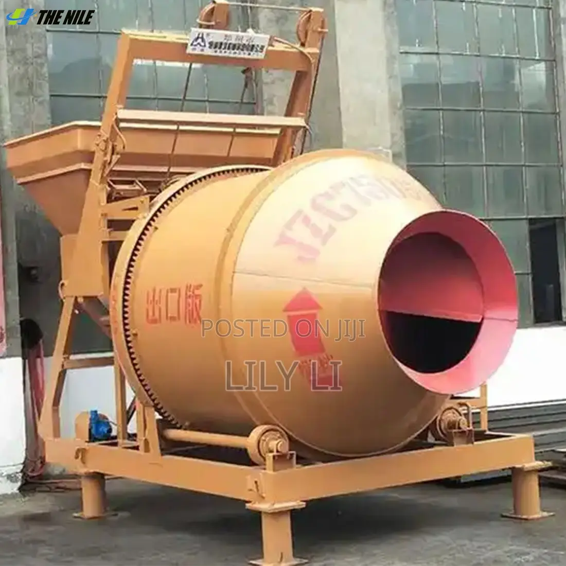 Industrial Concrete Mixing Machine Thick Steel Plate Wear Resistant