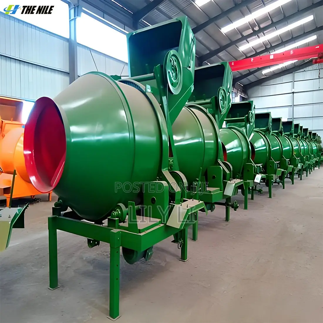 Efficient Concrete Mixer With Cast Iron Gears Long Life Operation