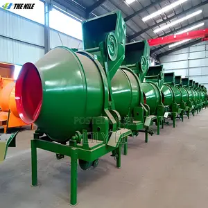 Efficient Concrete Mixer With Cast Iron Gears Long Life Operation