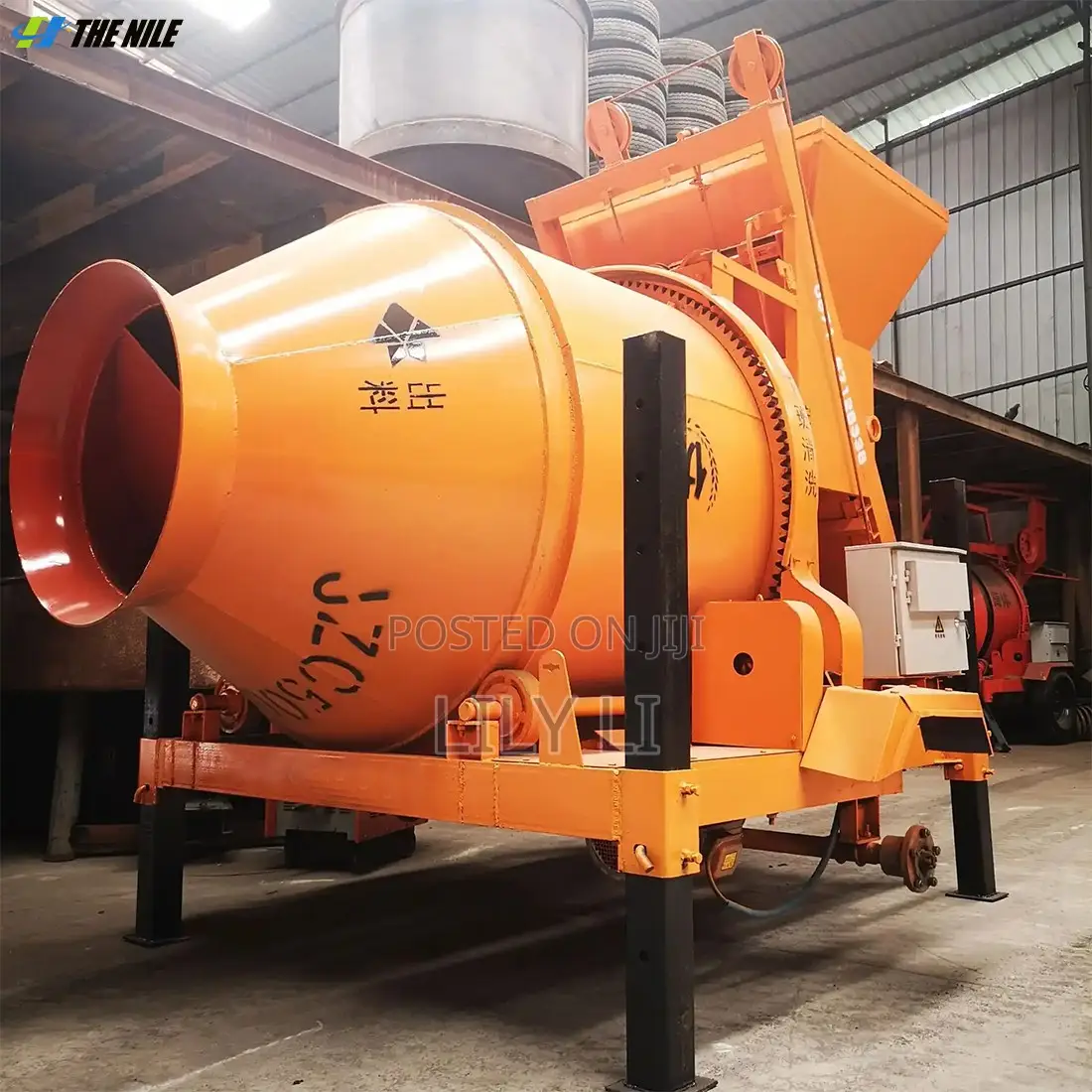 Efficient Concrete Mixer With Cast Iron Gears Long Life Operation