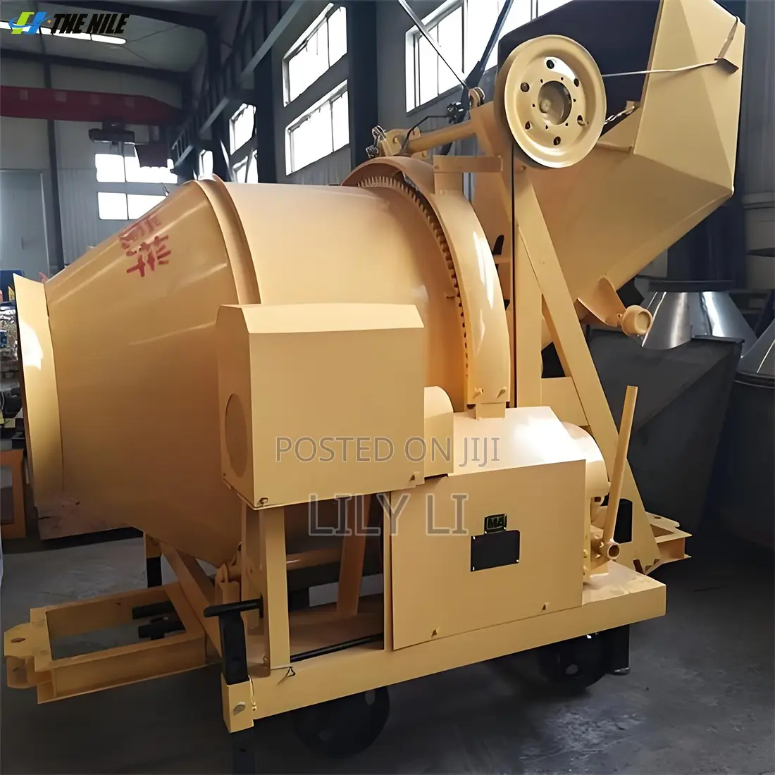 Heavy Duty Concrete Mixing Unit 750l Construction Projects Use