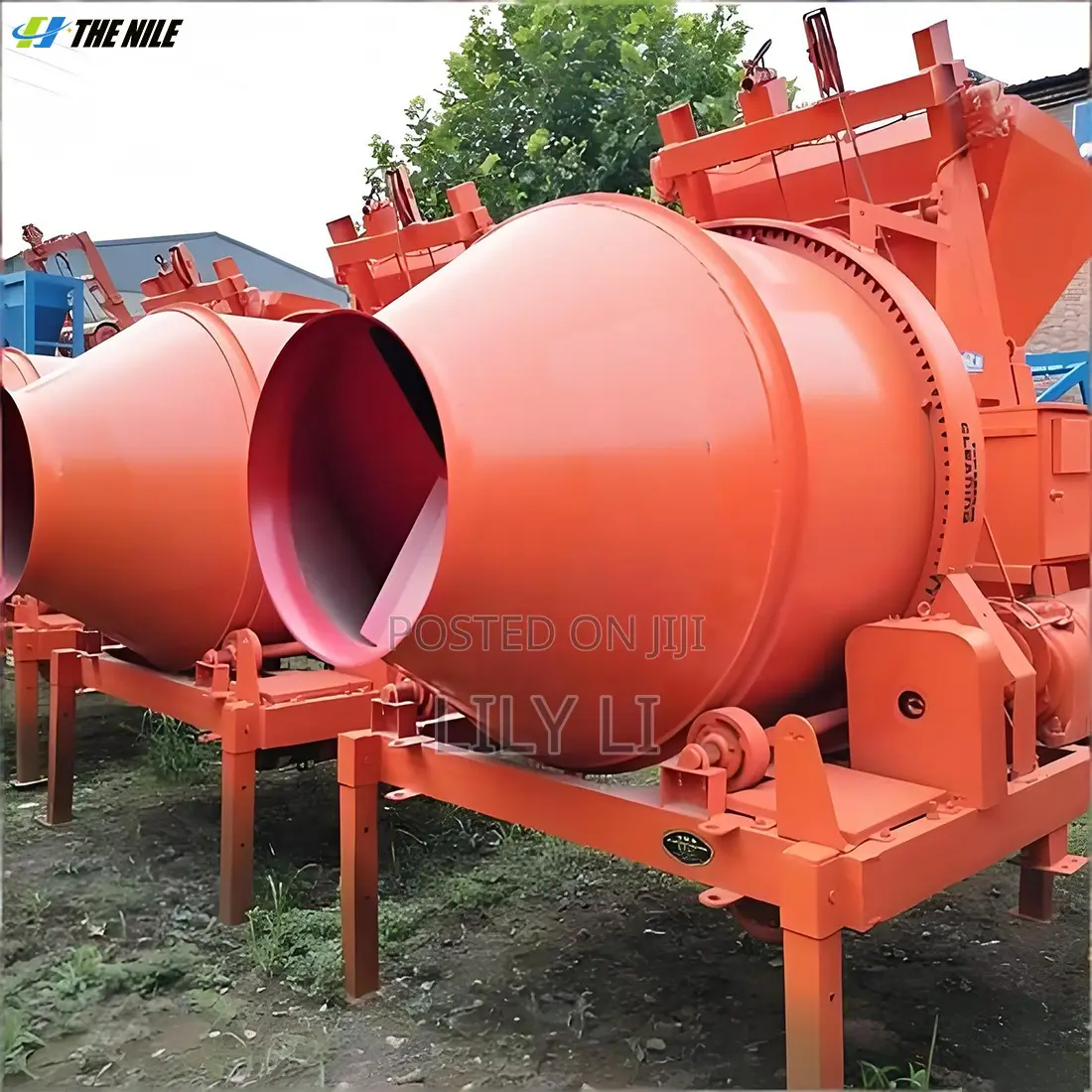 Heavy Duty Concrete Mixing Unit 750l Construction Projects Use