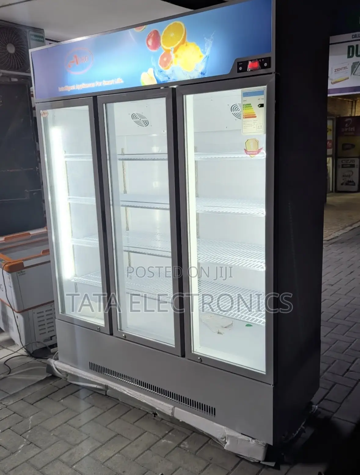 Aero 3 Doors Showcase Fridge 980l || Abt-980