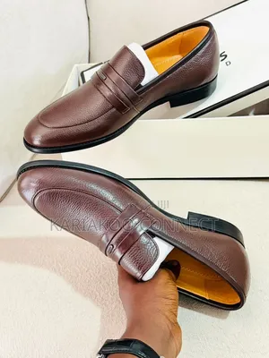 Brown Gold Mens Shoes