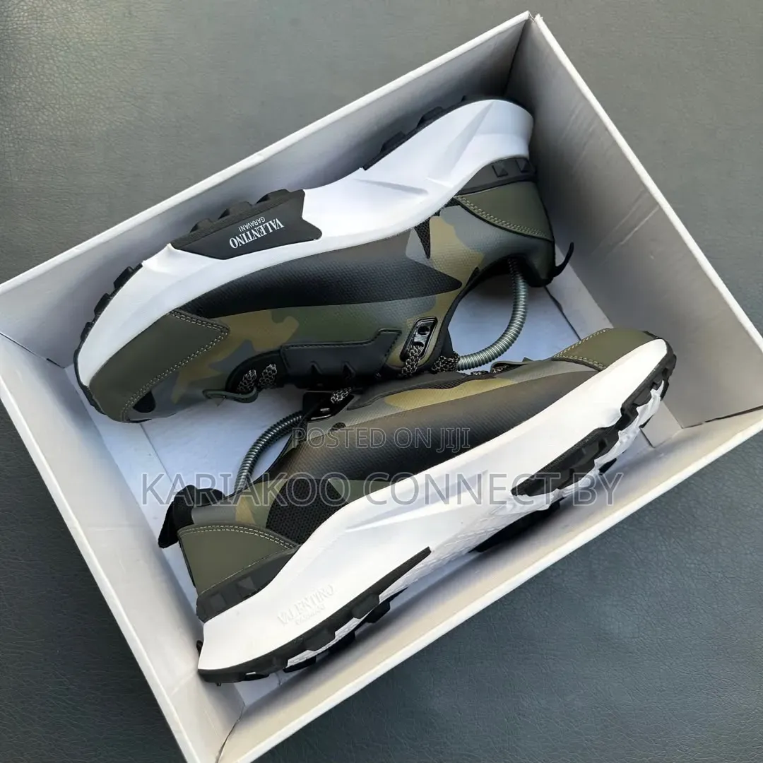 Valentino Garavani Camouflage Luxury Men's Sneakers