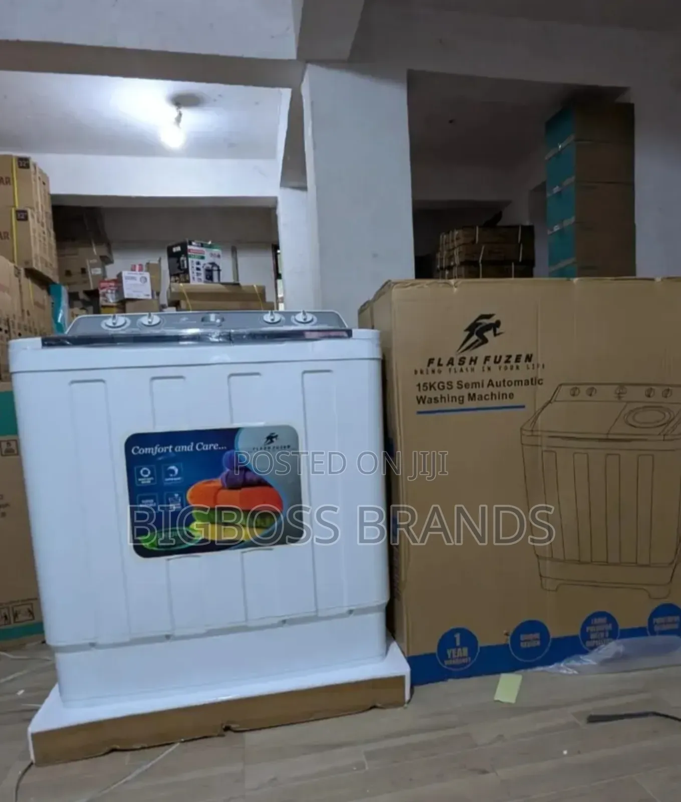 Flash Fuzen Manual Washing Machine 15kg