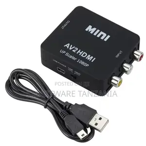 Mini Av2hdmi Up Scaler 1080p Converter For Enhanced Video Quality