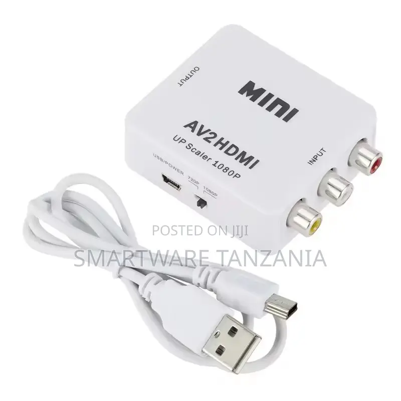 Mini Av2hdmi Upscaler For 1080p Video Output, Perfect For Retro Gaming