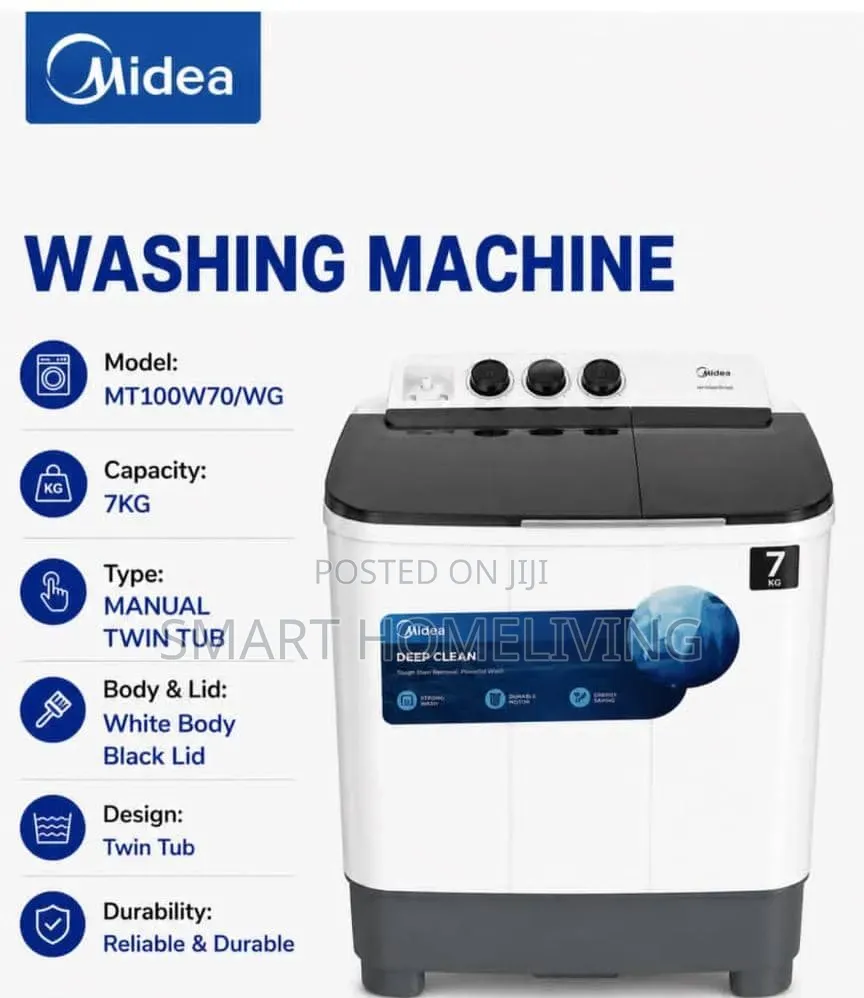 Midea 7kg Twin Tub Washing Machine