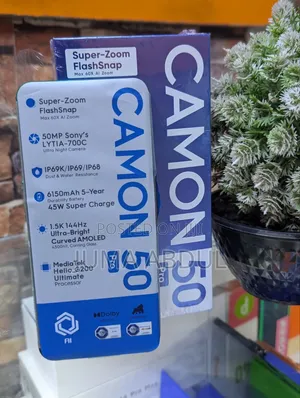 New Tecno Camon 50 Pro 256 GB