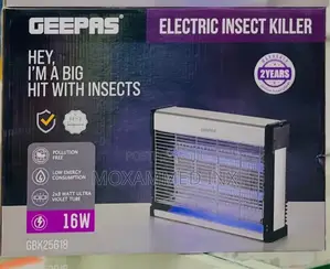 Geepas 16w Electric Insect Killer, Model Gbk25618,Featuring Two 8