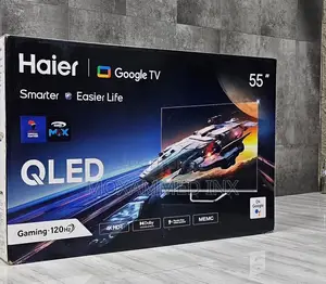 Haier 55-Inch Qled Google Tv (Model 55s800ux)Featuring a Frameless