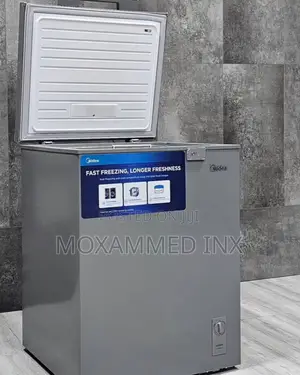 Midea Silver Chest Freezer 150l.It Features Fast Freezing Technology D