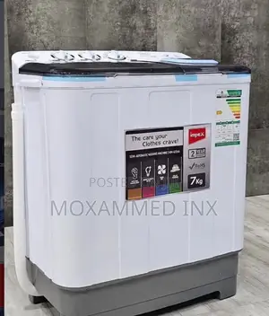 Impex Wm 4204a Semi-Automatic Twin Tub Washing Machine With a 7kg Wash