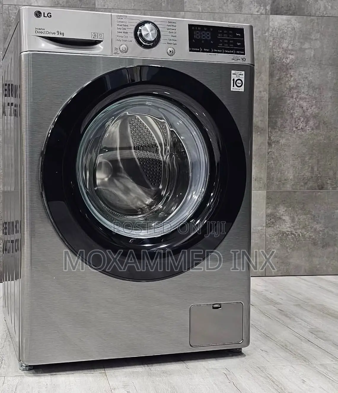 Lg 9kg Front-Load Washing Machinefeaturing Inverter Direct Drive