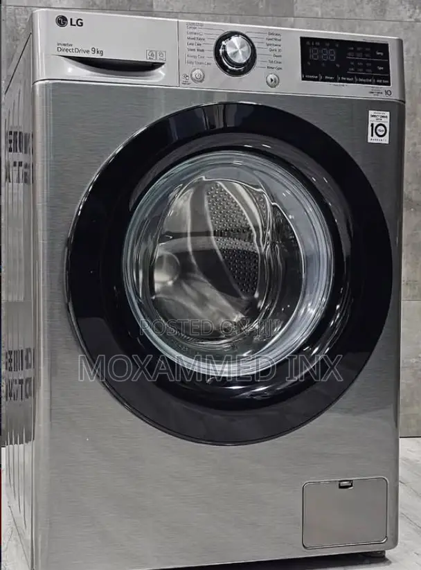 Lg 9kg Front-Load Washing Machinefeaturing Inverter Direct Drive