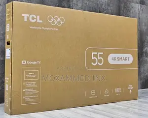 TCL 55” Smart Google Tvfeatures Visible on the Box Include Aipq Pro