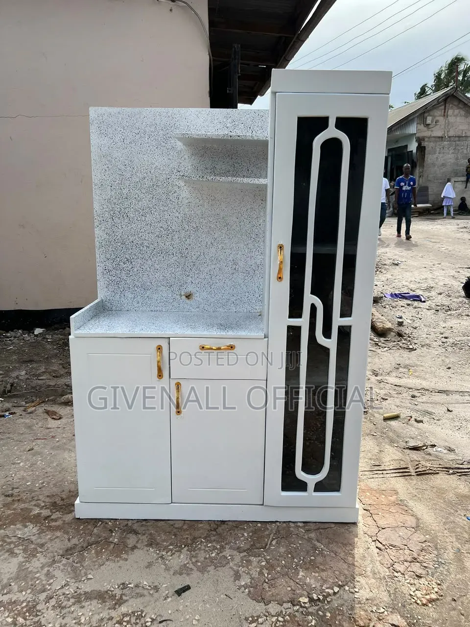 Ofa Ofa = Kitchen Cabinet Meza Ya Kupikia Yenye Kabati Imara Sana
