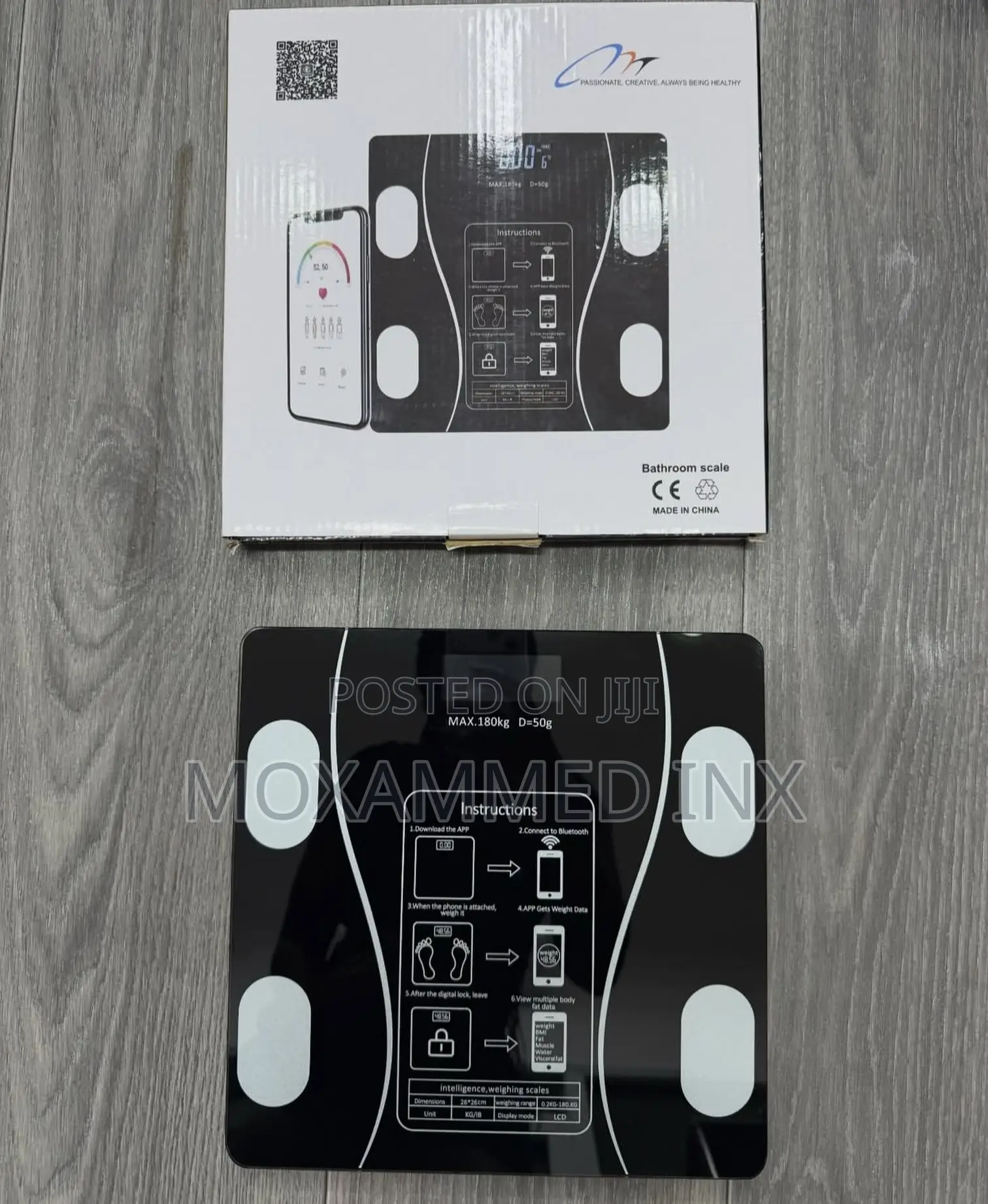 Intelligent Bluetooth Body Fat Scalecapable of Syncing Health Metri